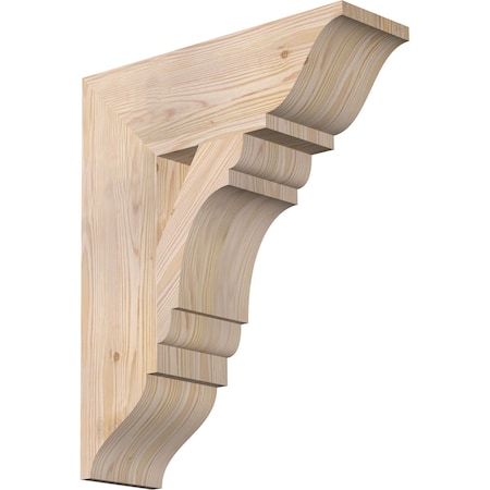 Ekena Millwork Olympic Traditional Smooth Bracket, Douglas Fir, 5 1/2"W x 18"D x 22"H BKT06X18X22OLY01SDF